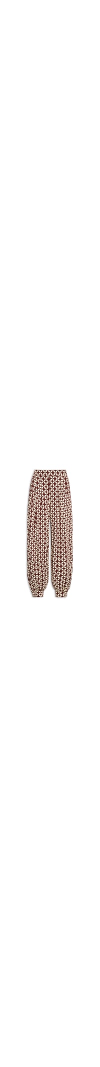 Calça Feminina Estampa Peixito - Marrom