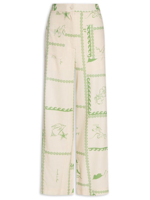 Calça Feminina Estampa Rio – Verde