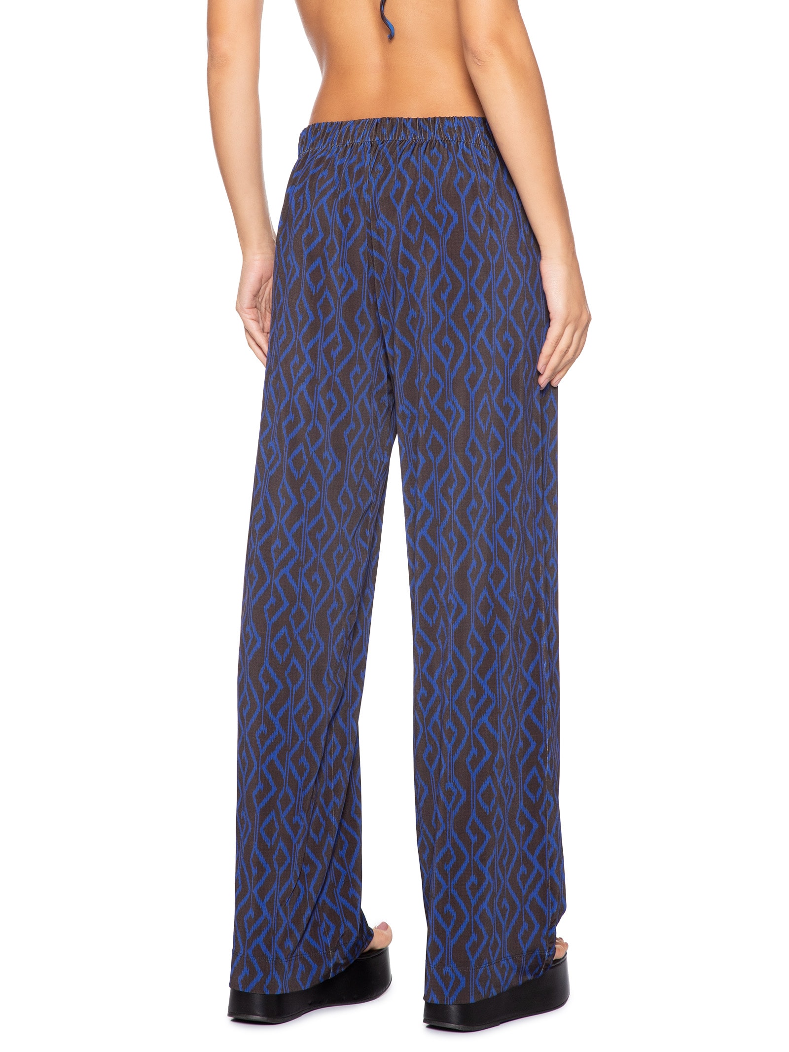 Calça Feminina Estampada Azul Cia Marítima