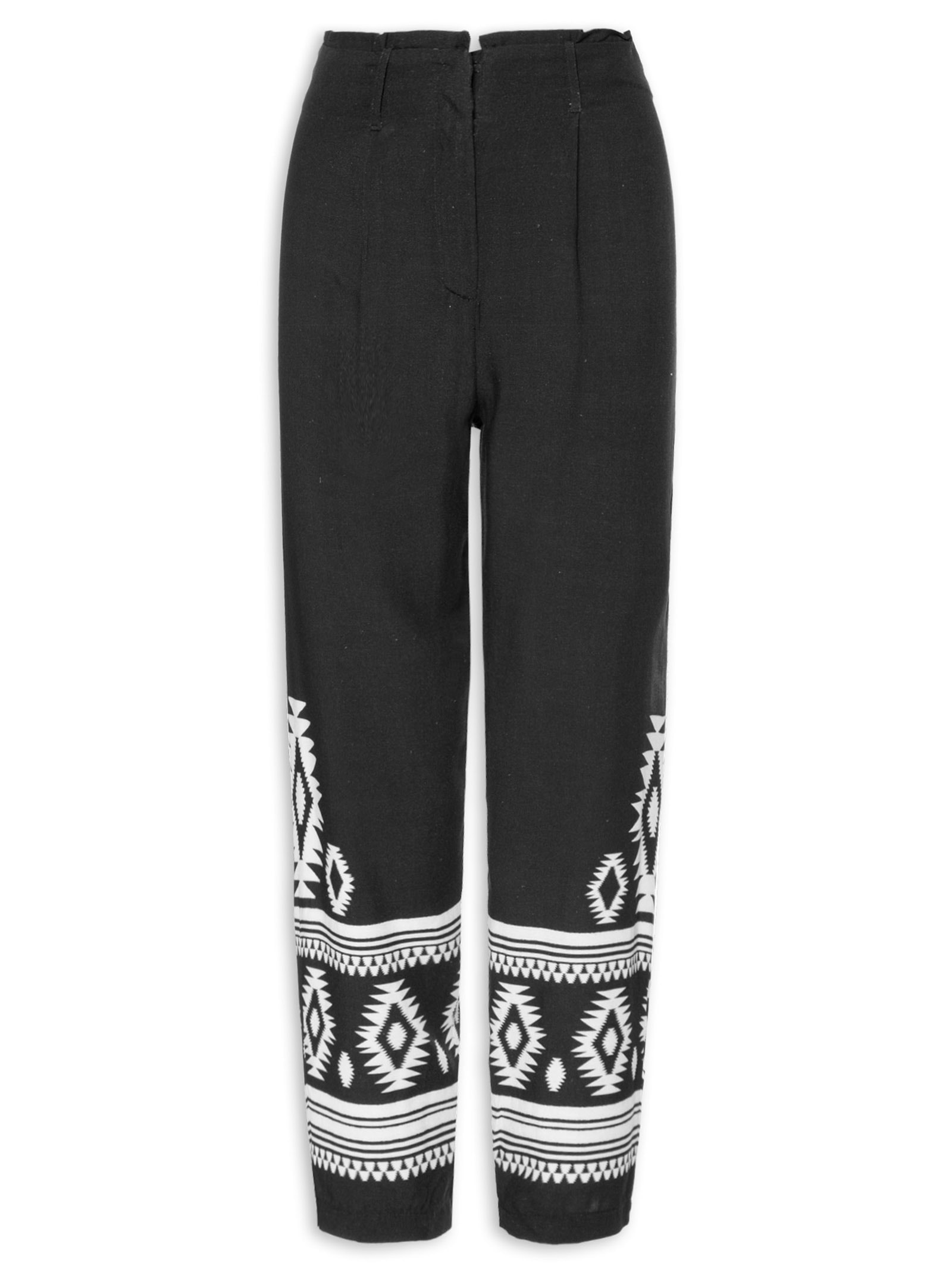 Calça Feminina Estampada Preto Cia Marítima