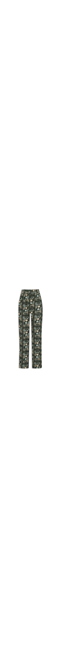 Calça Feminina Estampada - Verde