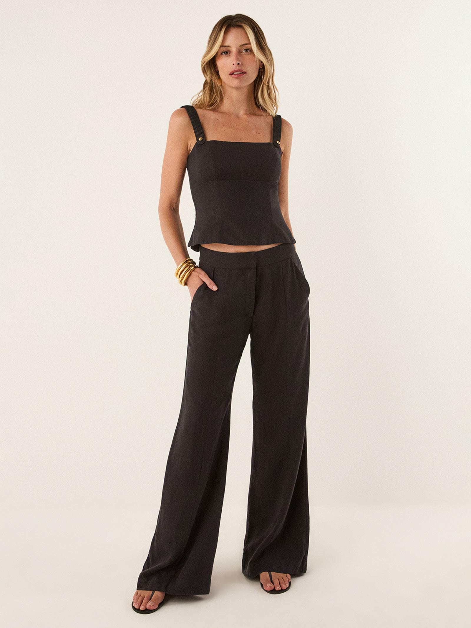 Calça Feminina Estela Preto Vix