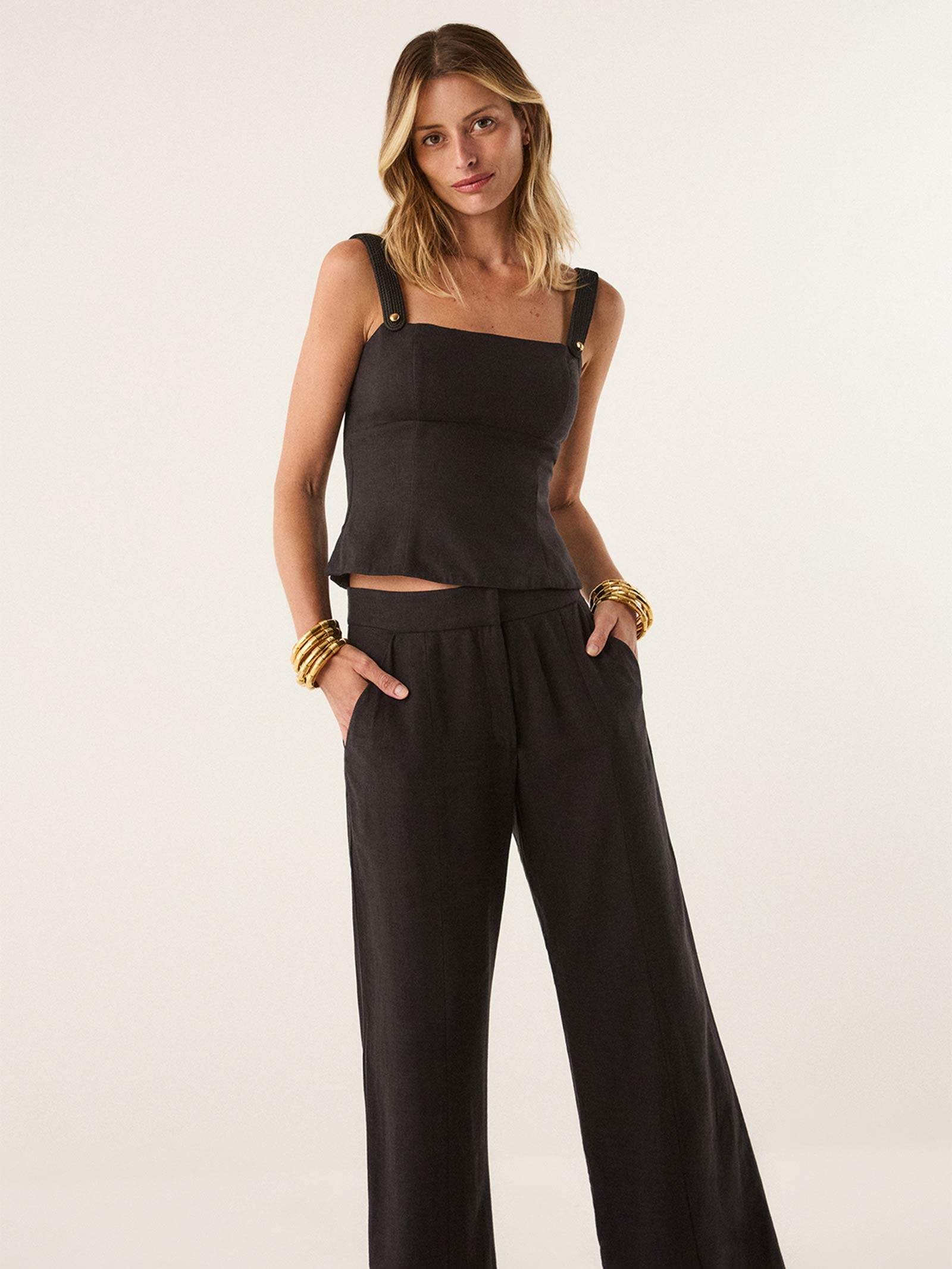 Calça Feminina Estela Preto Vix