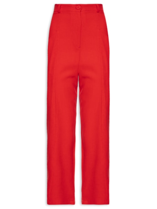 Calça Feminina Faixa Clochard - Vermelho