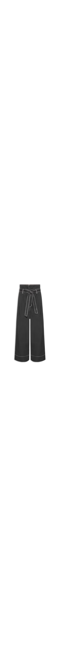 Calça Feminina Faixa Pesponto - Preto
