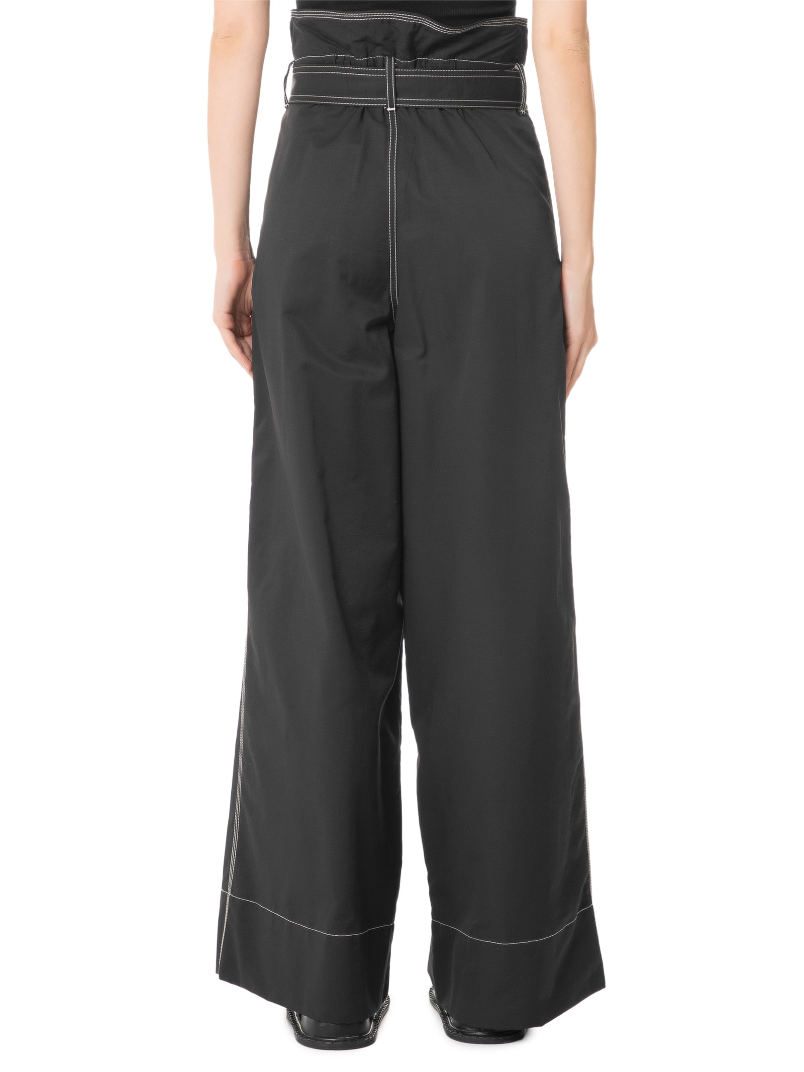 Calça Feminina Faixa Pesponto Preto Farm
