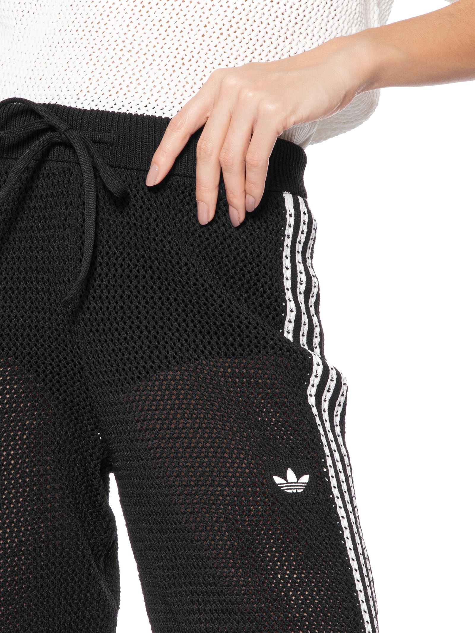 Calça Feminina FB Crochet TP Preta Adidas Originals