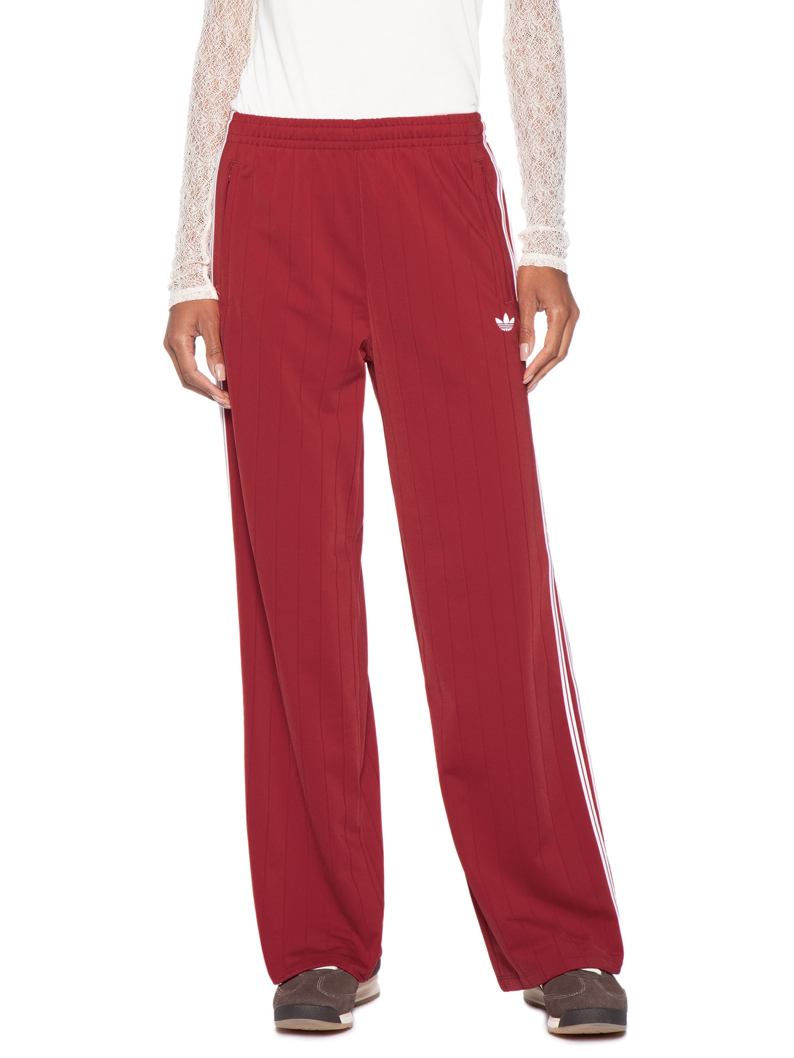 Calça Feminina Firebird Adicolor Sport Vermelho Adidas Originals