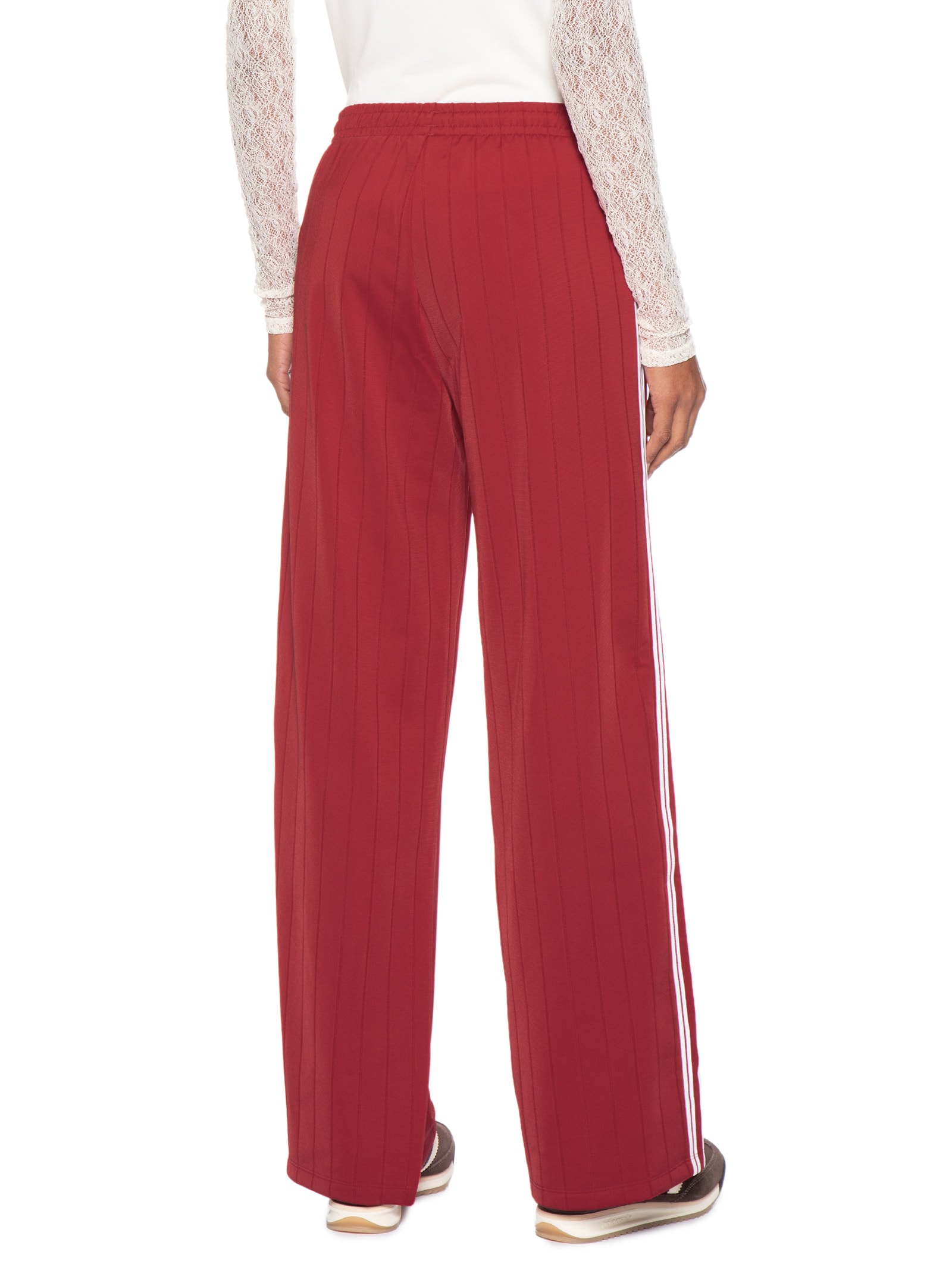 Calça Feminina Firebird Adicolor Sport Vermelho Adidas Originals