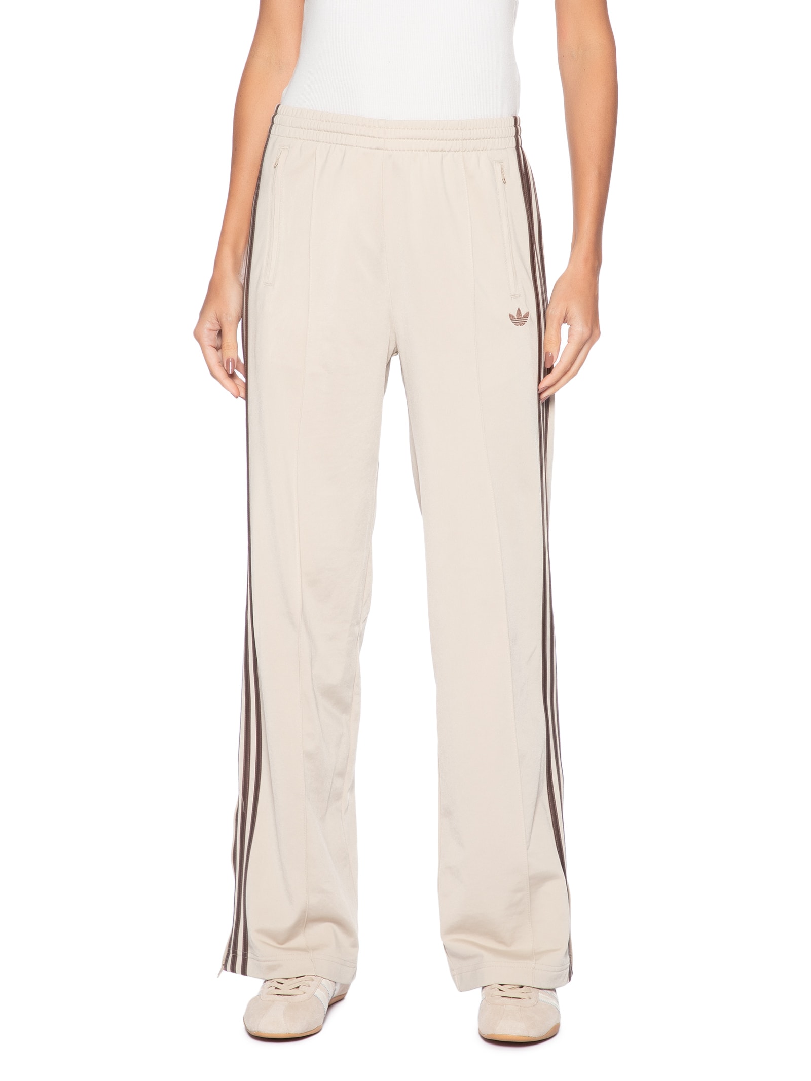 Calça Feminina Firebird Loose TP Marrom Adidas Originals