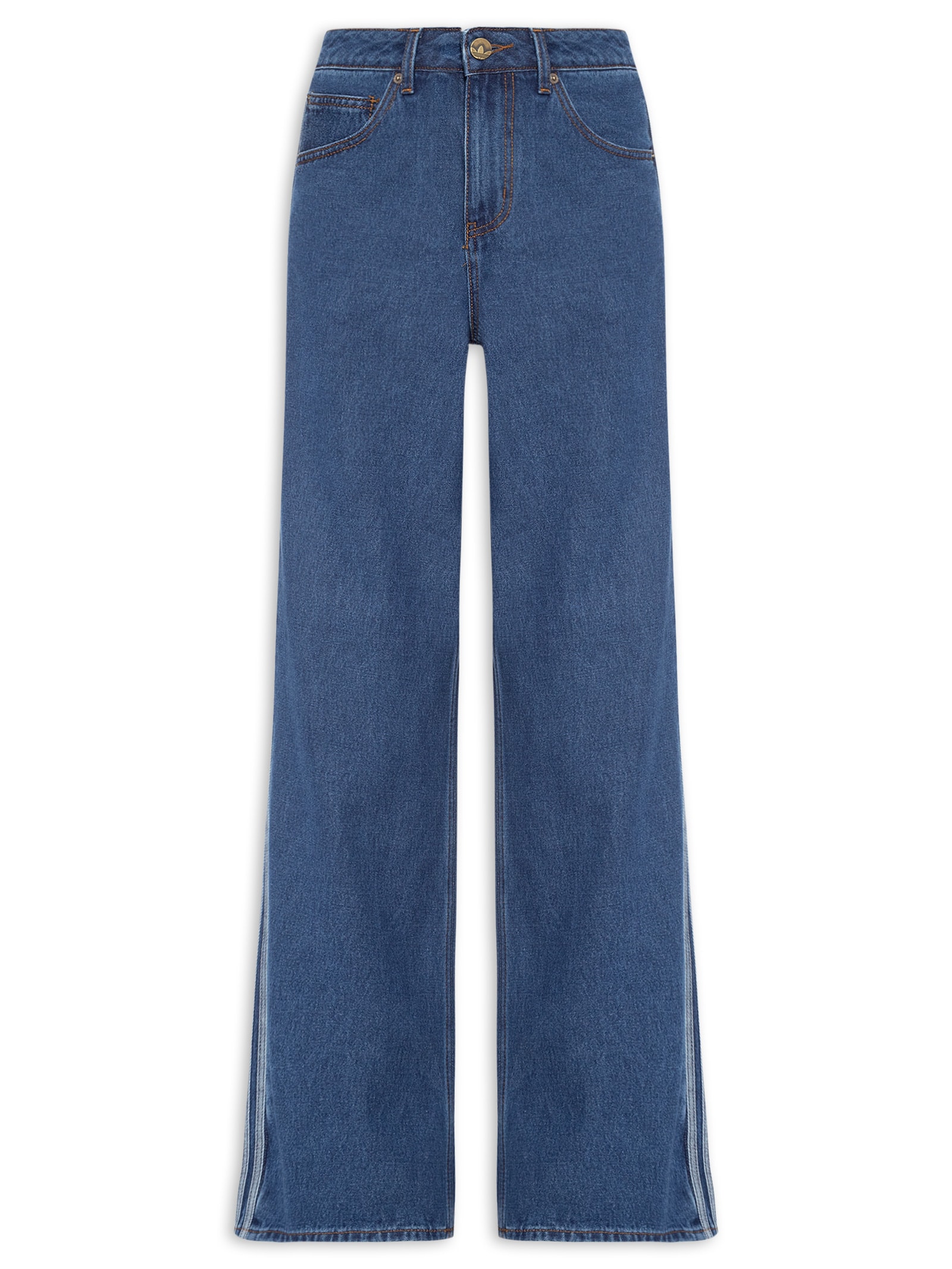 Calça Feminina Firebird Tp Denim - Azul - Adidas Originals
