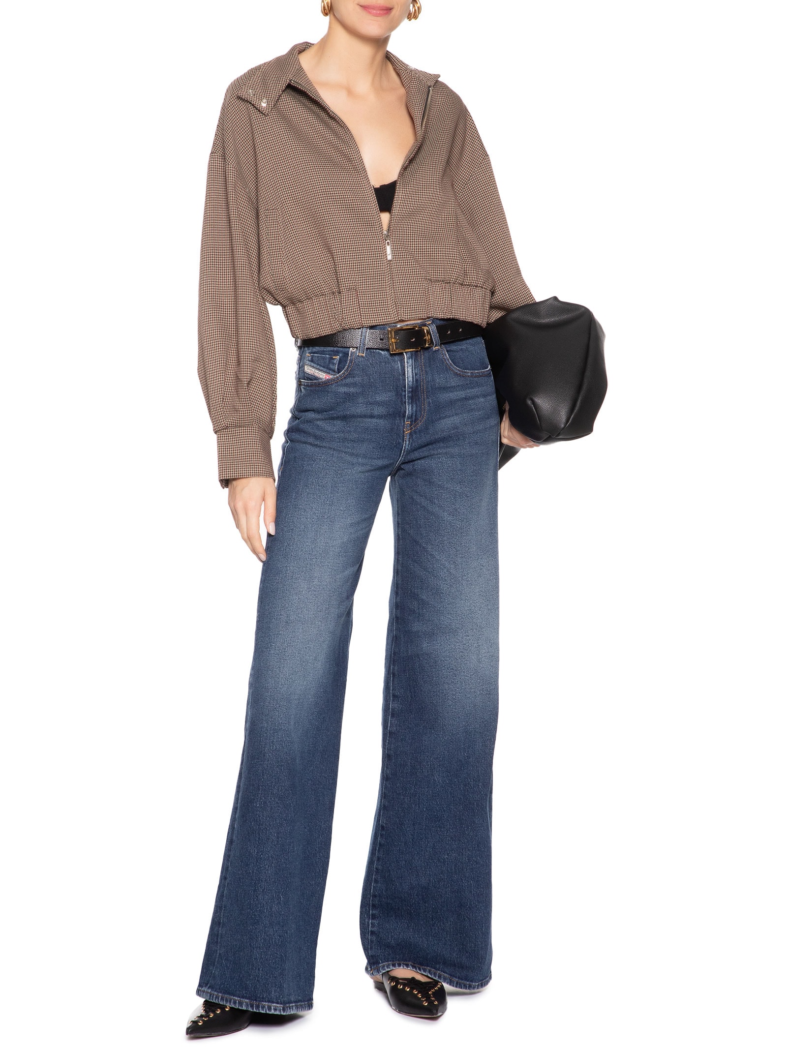 Calça Feminina Flare 1978 D-Akemi Trousers Azul Diesel