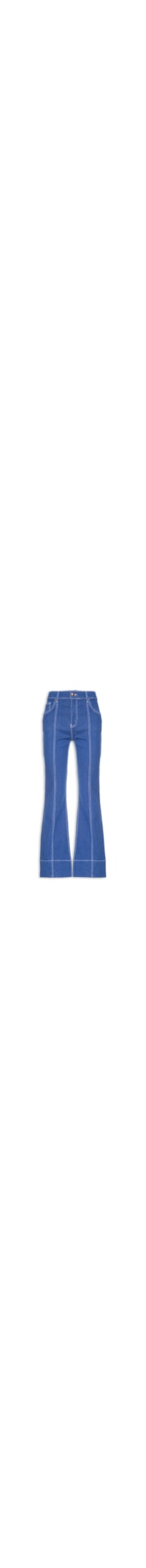Calça Feminina Flare Alta - Azul