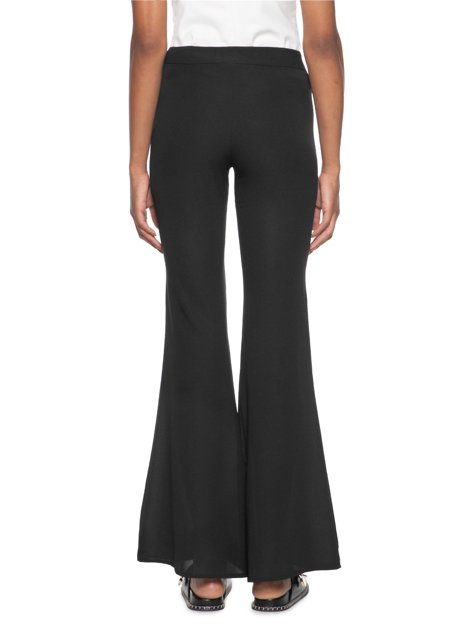 Calça Feminina Flare Básica Preto Basiq