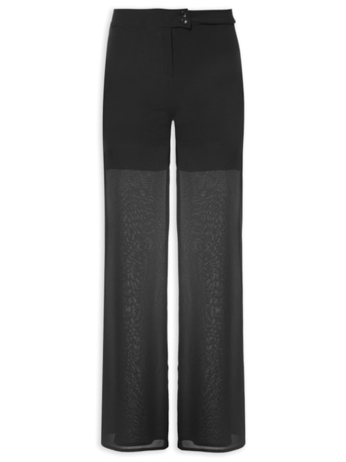 Calça Feminina Flare Básica - Preto