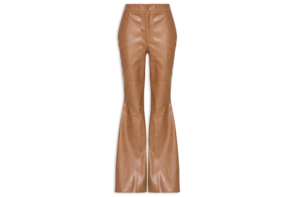 Calça Feminina Flare Cintura Média - Marrom