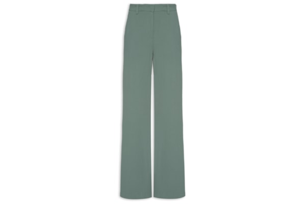 Calça Feminina Flare Crepe - Verde