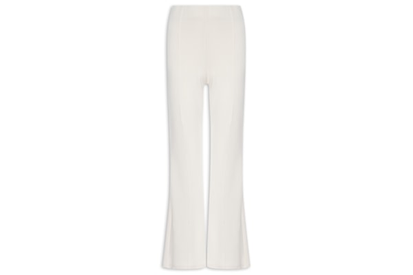 Calça Feminina Flare em Malha - Preto