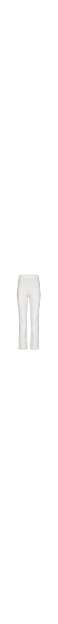 Calça Feminina Flare Escamas - Branco