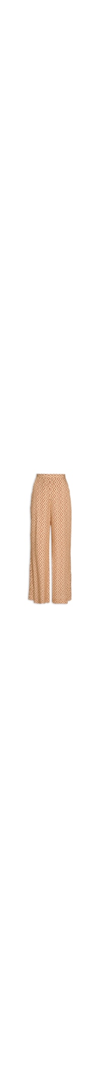 Calça Feminina Flare Estampa Itacoa - Marrom