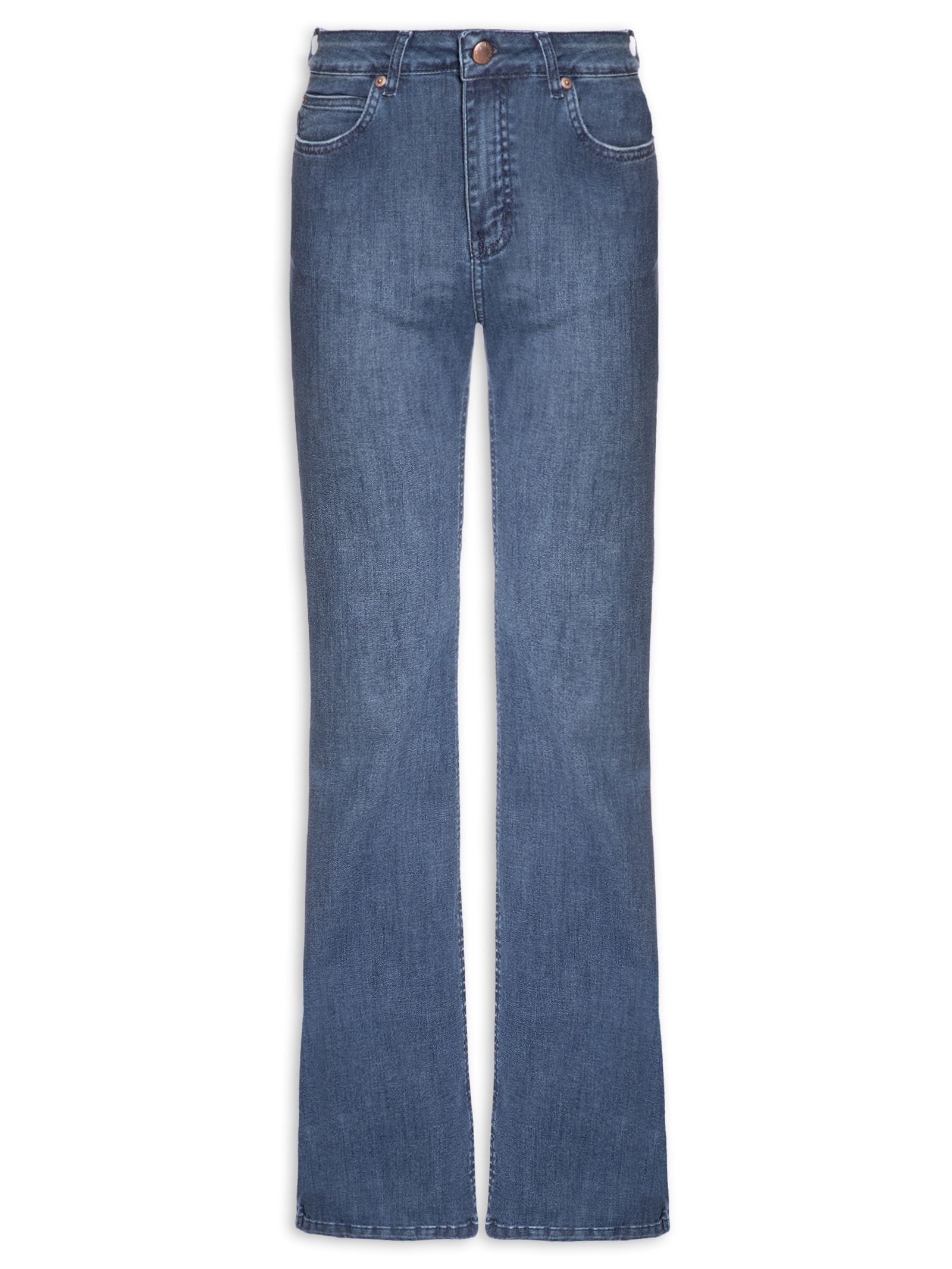 Calça Feminina Flare Jeans – Azul Farm