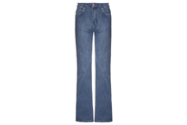Calça Feminina Flare Jeans – Azul
