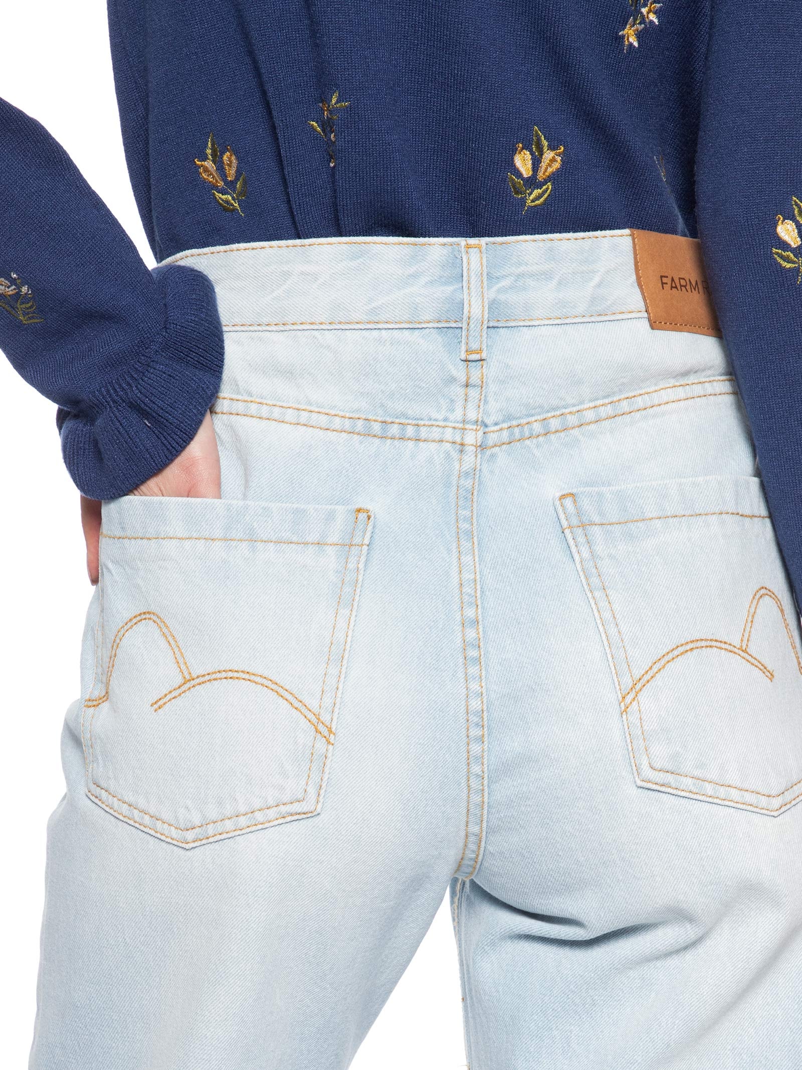 Calça Feminina Flare Jeans – Azul Farm