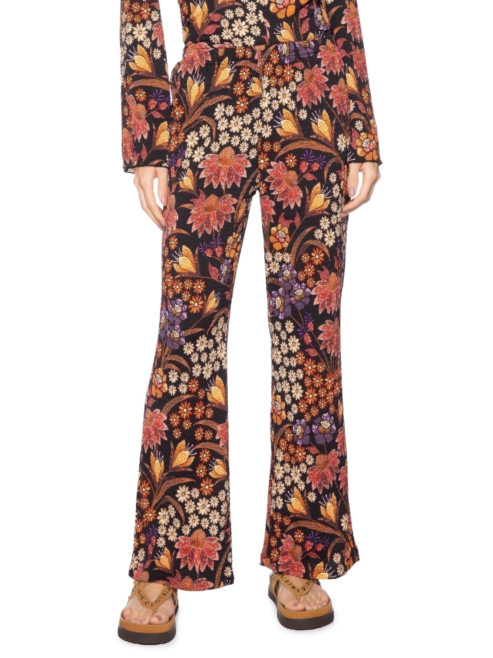 Calça Feminina Flare Lili Preto Farm