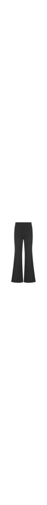 Calça Feminina Flare Malha Estruturada - Preto