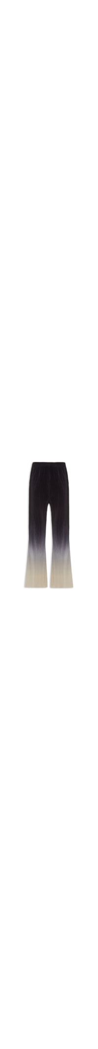 Calça Feminina Flare Plisse Degradê - Preto