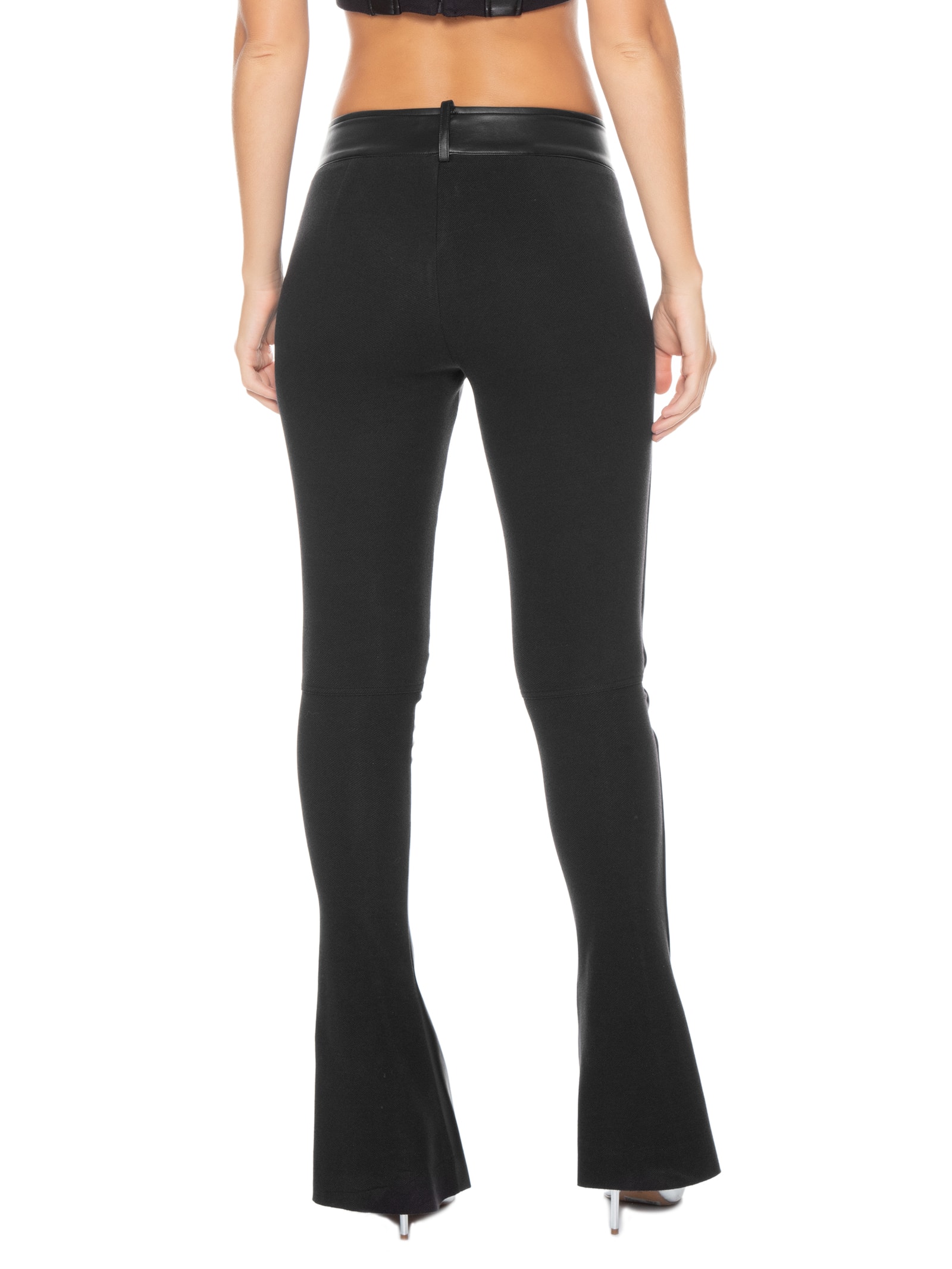 Calça Feminina Flare Preto Open