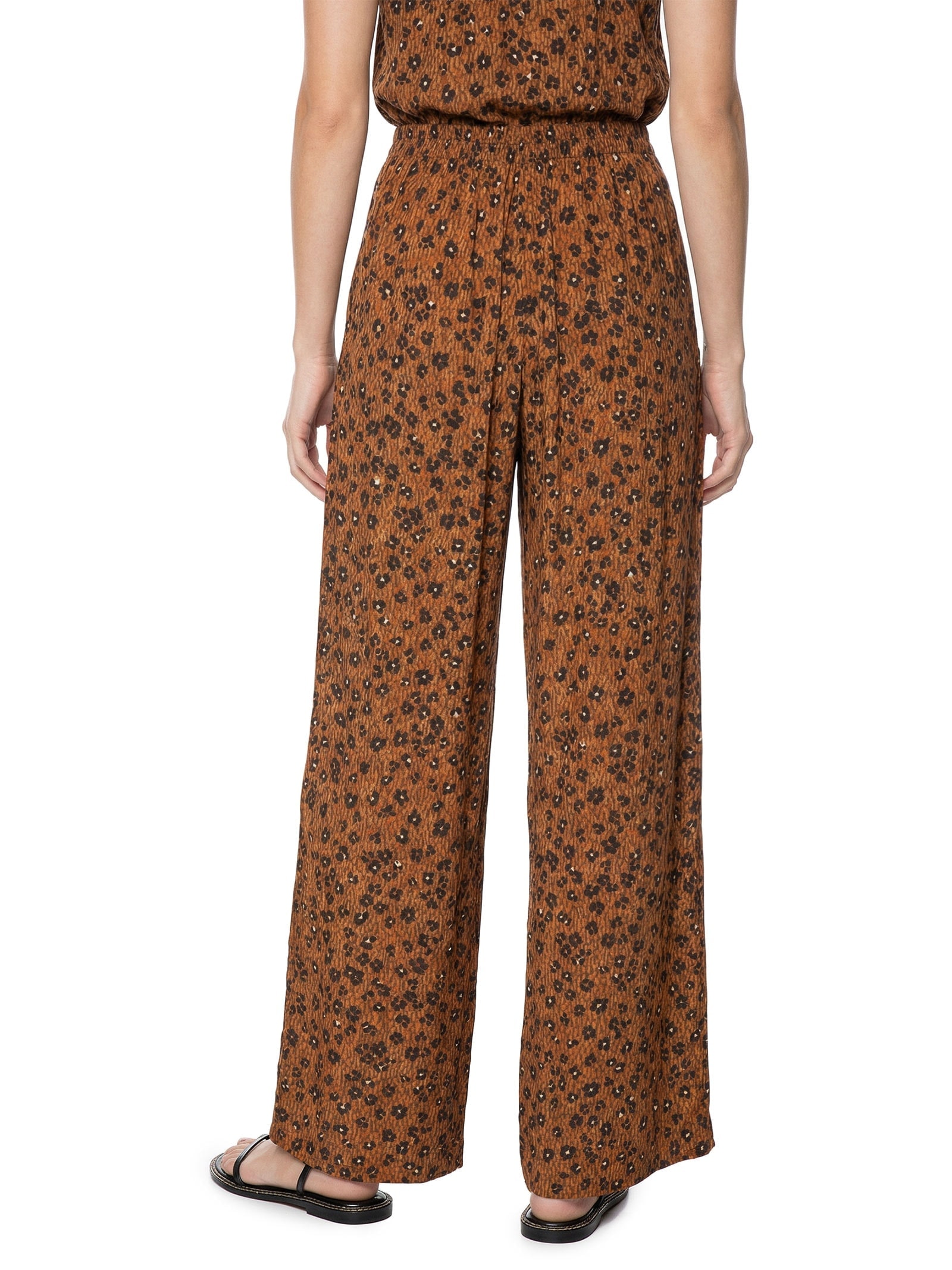 Calça Feminina Florear Marrom Cantão