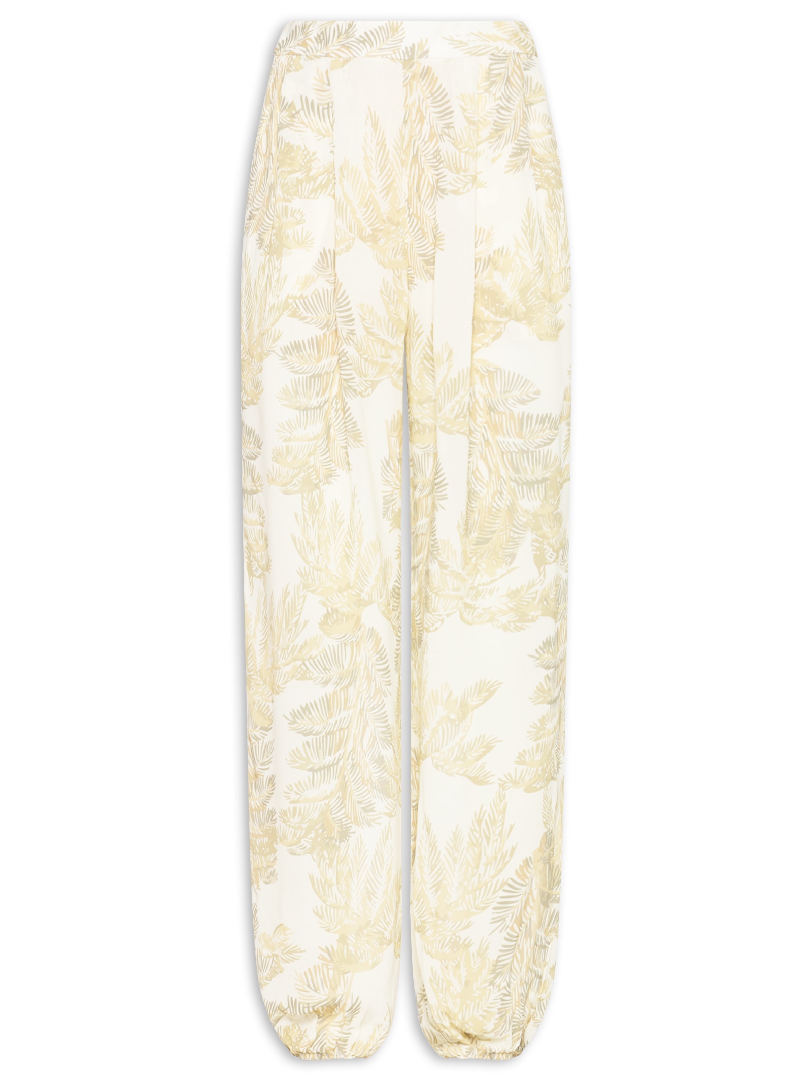 Calça Feminina Folhagem Plumes Off Verde Animale
