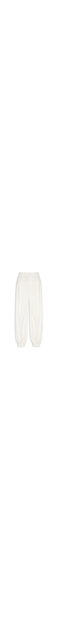 Calça Feminina Franzida Barra - Off White