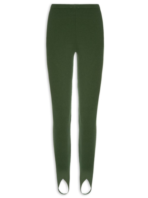 Calça Feminina Fuseau Canelada – Verde