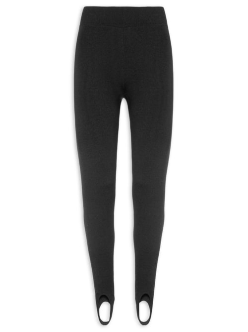 Calça Feminina Fuseau De Tricot – Preto