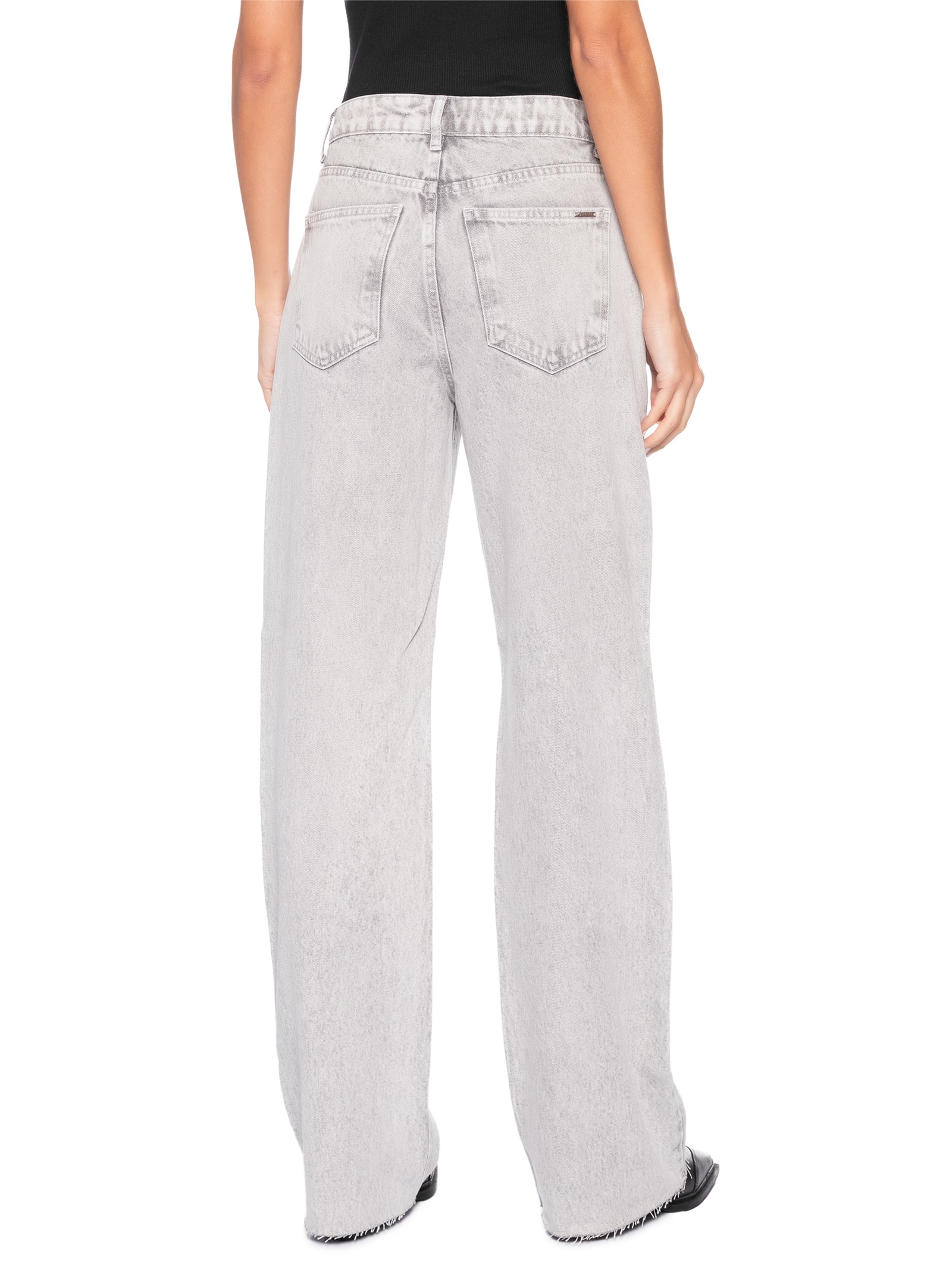 Calça Feminina Gabi Cinza P7 Jeans