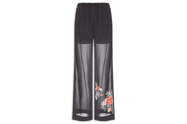 Calça Feminina Ggt Estampa Ameli - Preto
