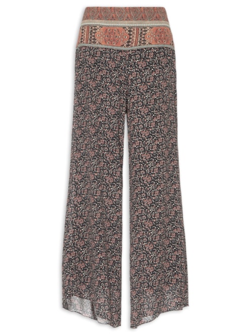 Calça Feminina GGT Estampa Isla – Preto