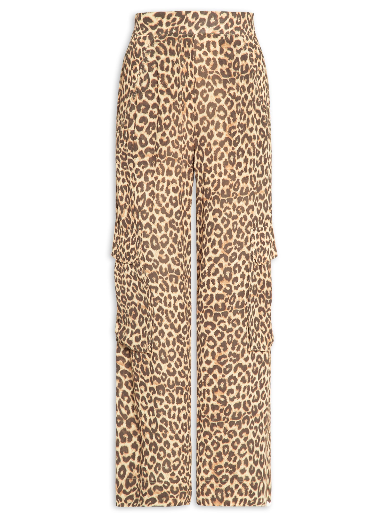 Calça Feminina Ggt Estampa Onça Animal Print Maria Filó