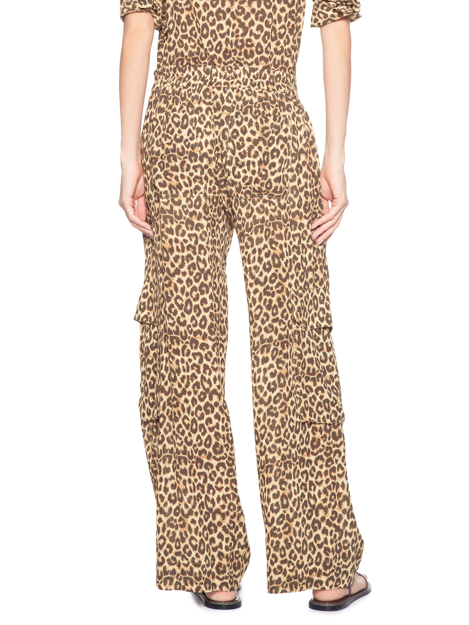 Calça Feminina Ggt Estampa Onça Animal Print Maria Filó