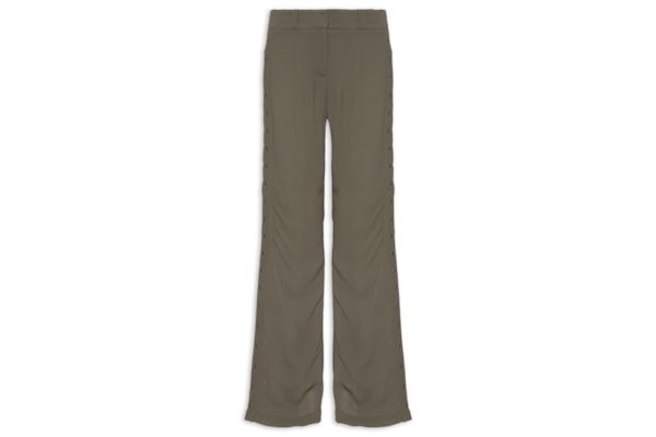 Calça Feminina GGT Recorte Ilhós - Verde