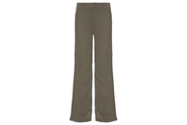 Calça Feminina GGT Recorte Ilhós - Verde