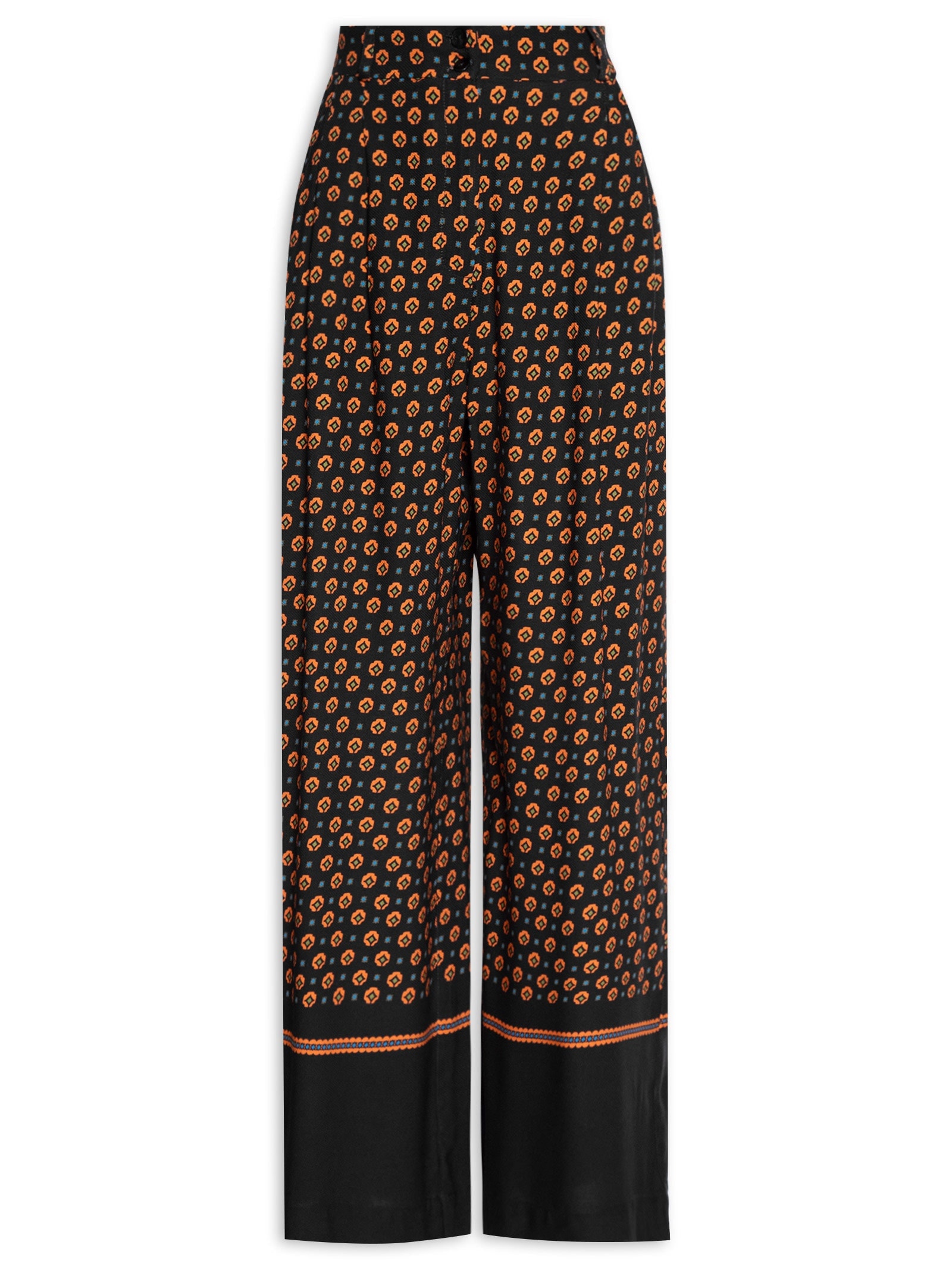 Calça Feminina Gravataria Ícone Preto Animale