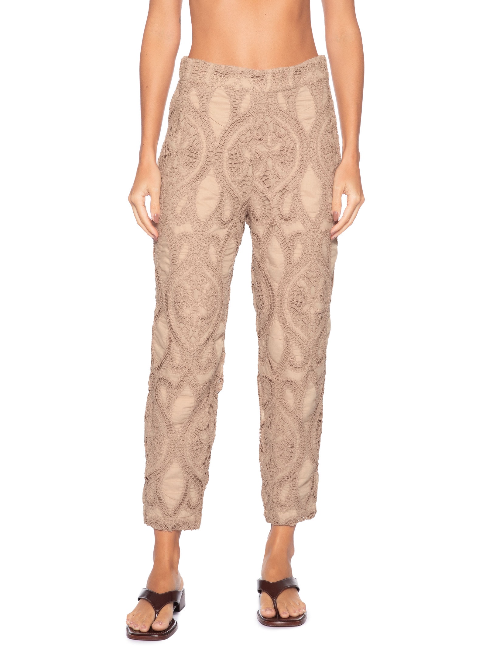 Calça Feminina Guipir  Bege Cia Marítima