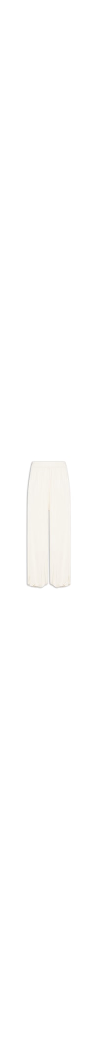 Calça Feminina Harem Lateral Deslocada - Off White