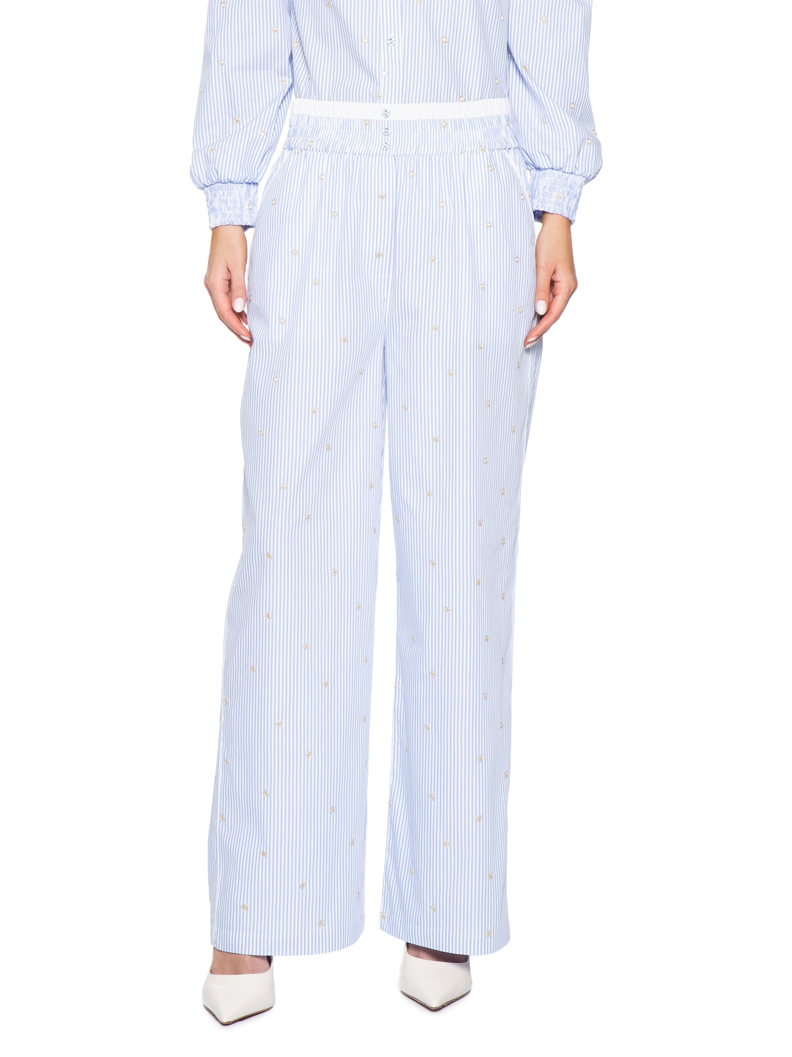 Calça Feminina Helena Azul Le Lis