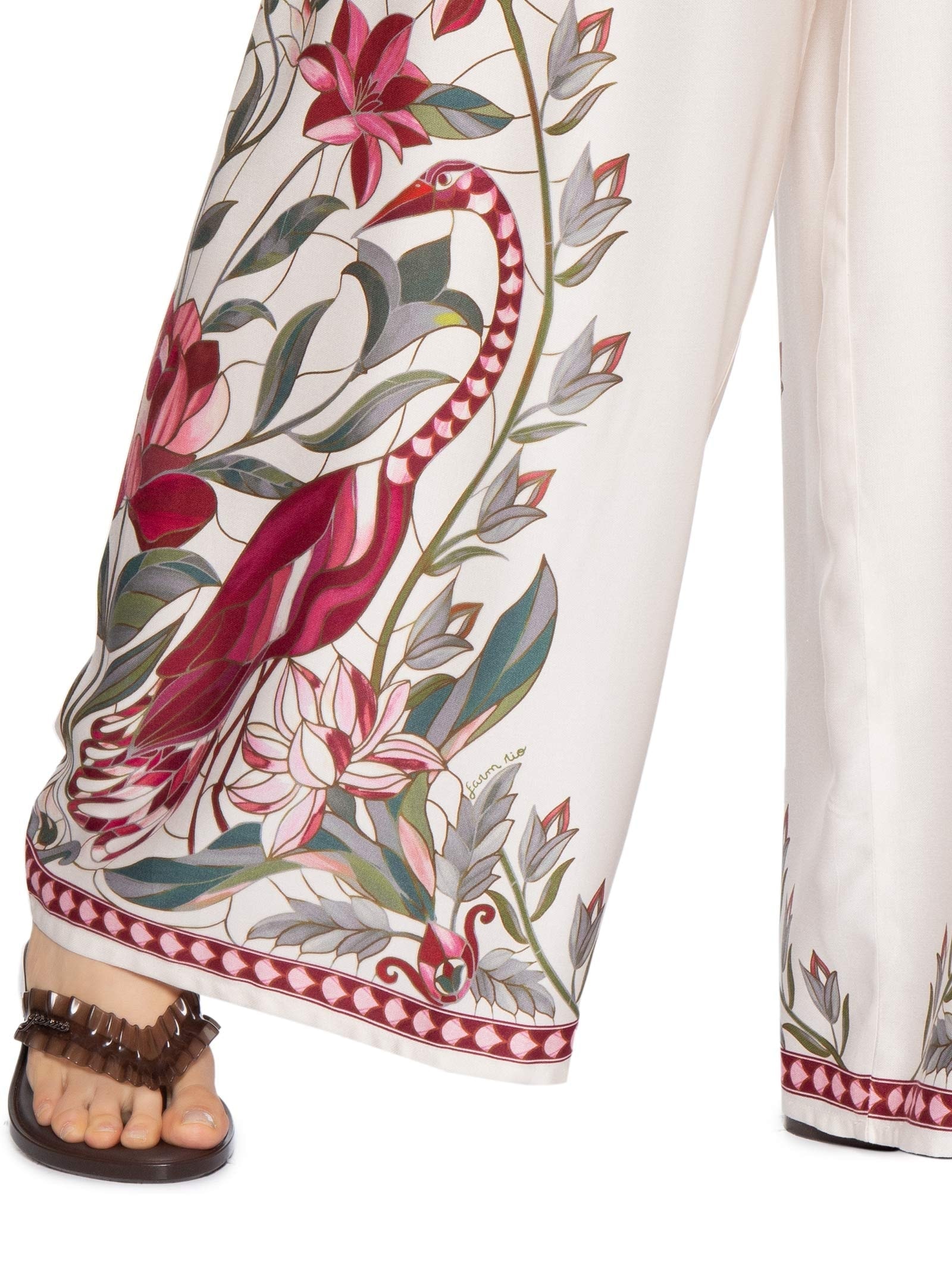 Calça Feminina Jardim Vitral – Branco Farm