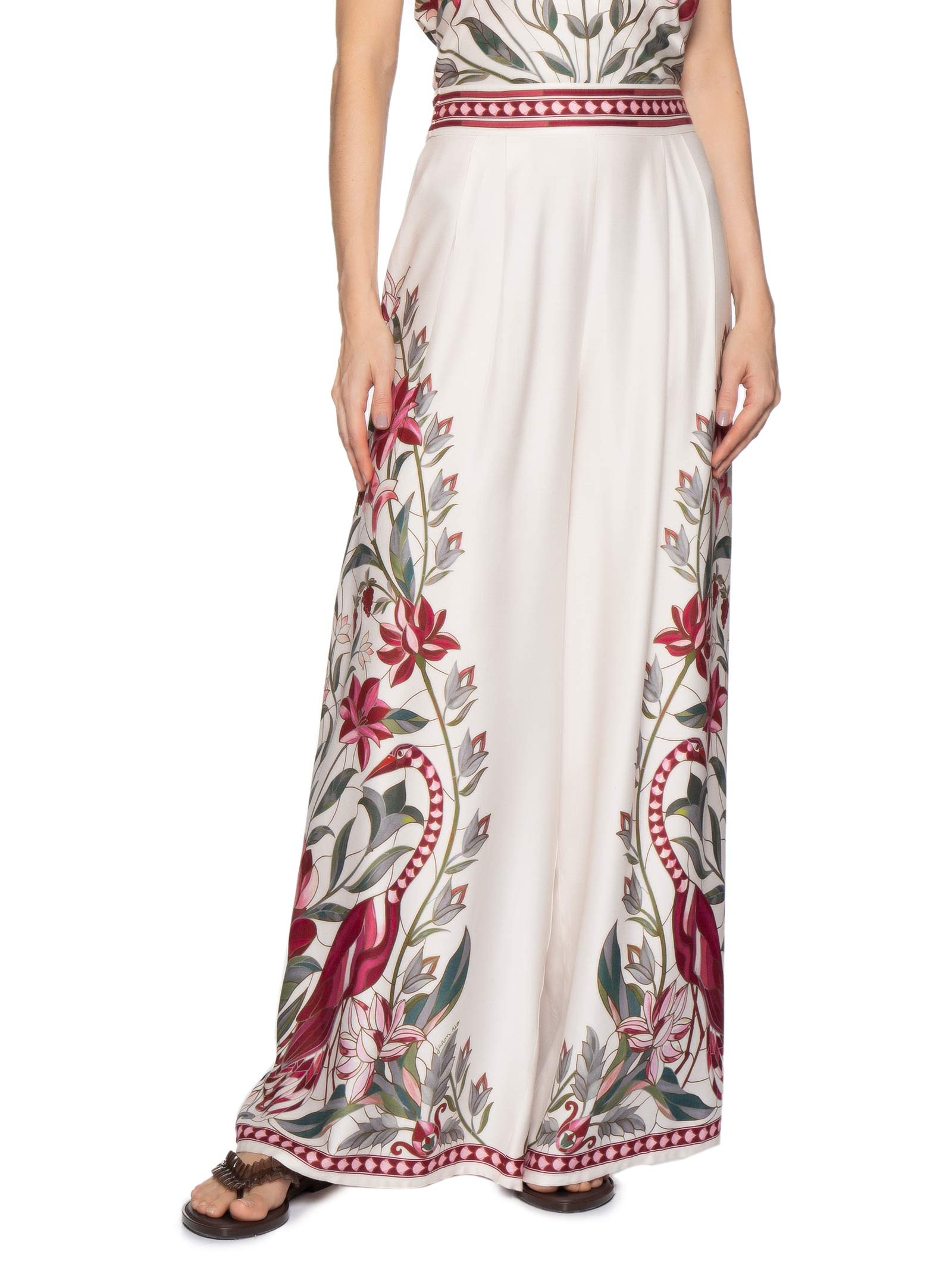 Calça Feminina Jardim Vitral – Branco Farm