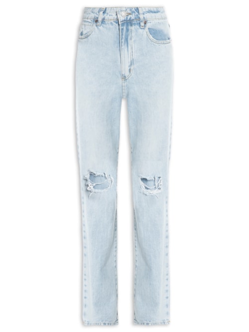 Calça Feminina Jeans 1981 Straight - Azul